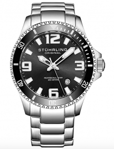 Stuhrling Original Aquadiver Regatta 395.33B11, Affordable Dive Watches