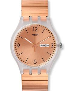 Swatch Originals Rostfrei SUOK707B Quartz Watch, Affordable Ladies' Quartz Watch