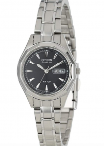 Citizen Eco-Drive EW3140-51E Stainless Steel Watch, Affordable Ladies Stainless Steel Watch