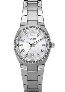 Fossil Serena AM4141 Stainless Steel Watch, Affordable Ladies' Stainless Steel Watch