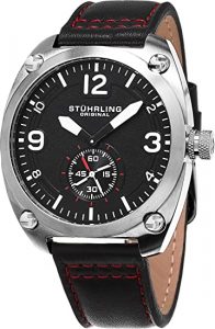 Stuhrling Original Men's Tuskegee 581 Aviator Quartz Stainless Steel Watch