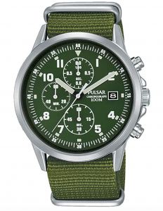 Pulsar PM3127X1 Military-Style Chronograph, Pulsar Watches