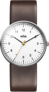 Braun Men's Classic Analog Japanese Quartz Watch (BN0021WHBRG)