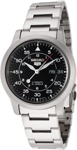 Seiko Men's Automatic Stainless Steel Watch (SNK809K) 