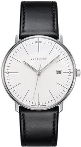 Junghans Max Bill Quartz Date White Dial Wrist Watch (041/4817.00)